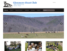 Tablet Screenshot of glenmorehunt.org